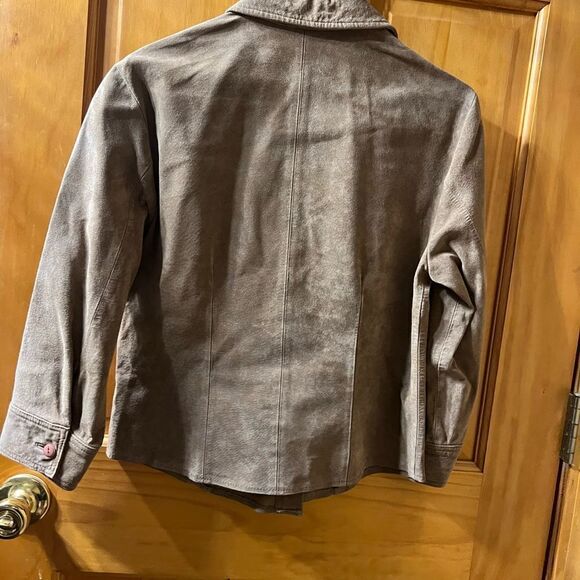 Saguaro suede button down vintage shacket size medium - Picture 7 of 9